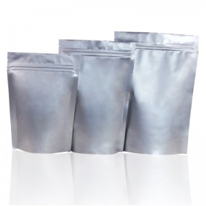 Wiederverschließbare laminierte Aluminiumfolie Lebensmittelverpackungen Beutel Taschen