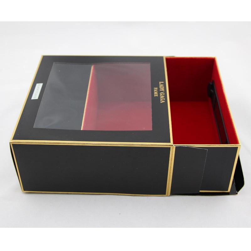 weißes Kartonpapier Geschenkbox für Schmuck Parfüm Kosmetik mit Griff